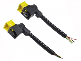 Squre 4 Pins-Black Wiring Harness Pigtail Socket for NOX Sensor